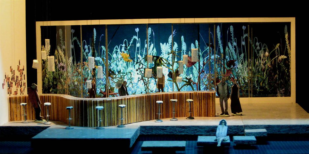 Bühnenbildmodell von Esther Bialas für ORLANDO FURIOSO Oper Basel