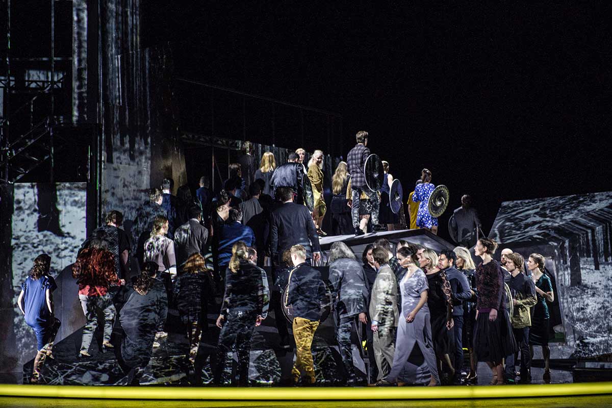 Szene aus NORMA Oper Oslo - Den Norske Opera, Foto: Erik Berg