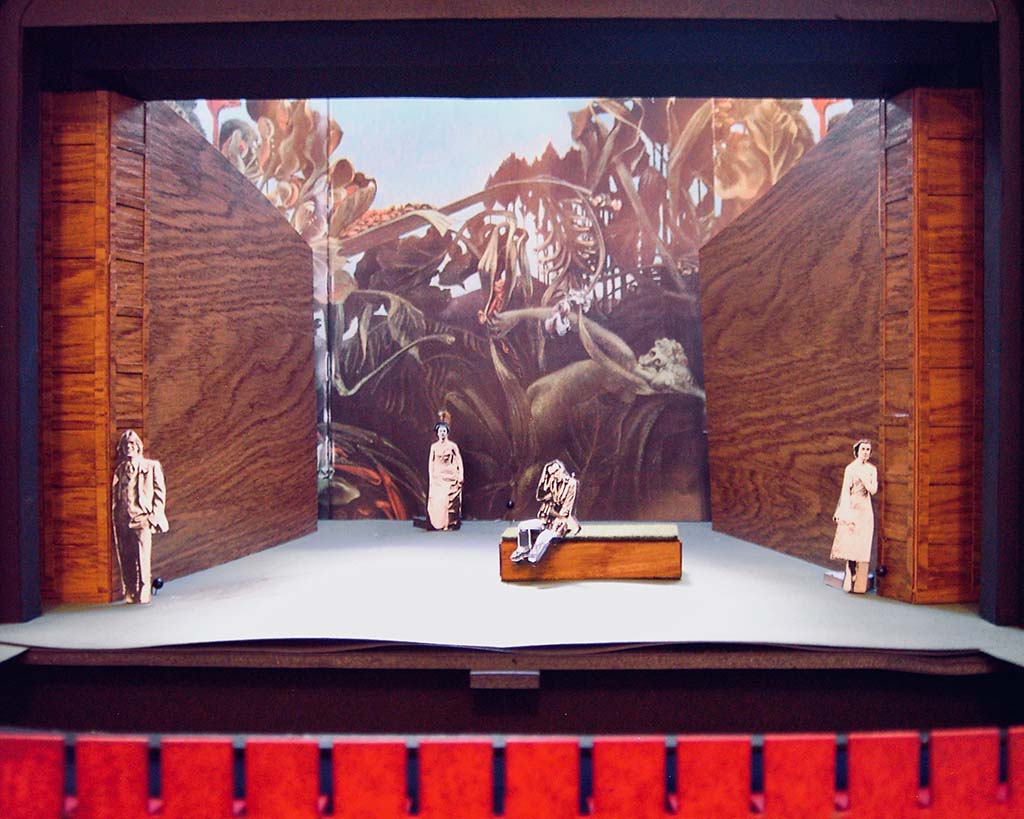Bühnenbildentwurf für DIDO UND AENEAS Luzerner Theater