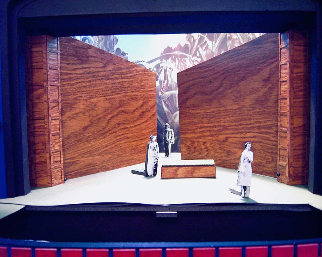 Bühnenbildentwurf für DIDO UND AENEAS Luzerner Theater
